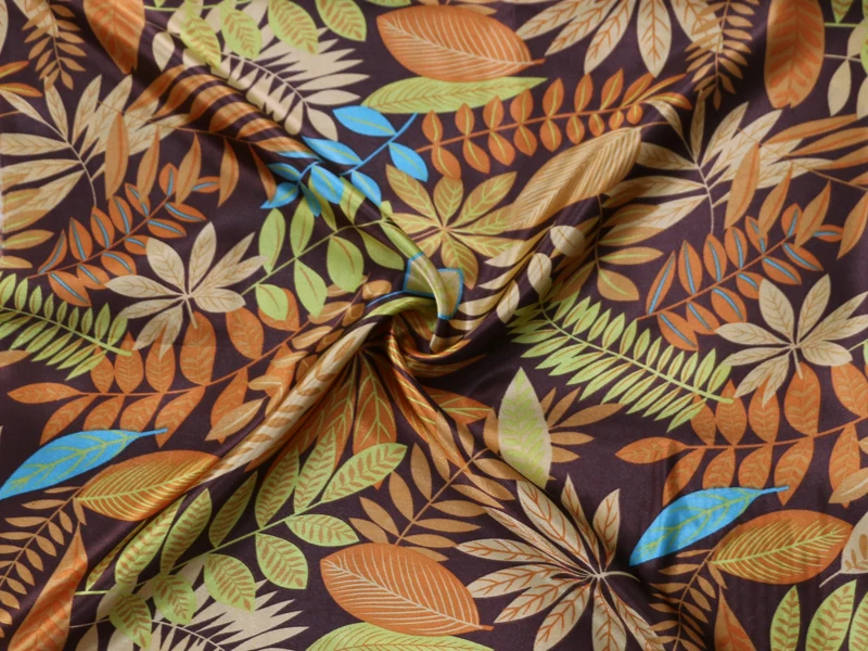 Атласная Подкладка шармёз с винтажным цветочным принтом|satin material|printed satinsatin charmeuse