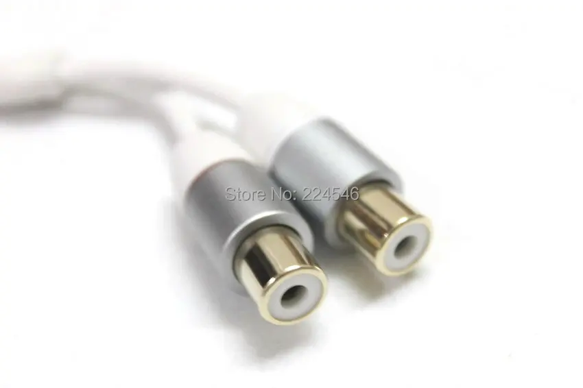 3.5MM Stereo Male To 2 Rca-4