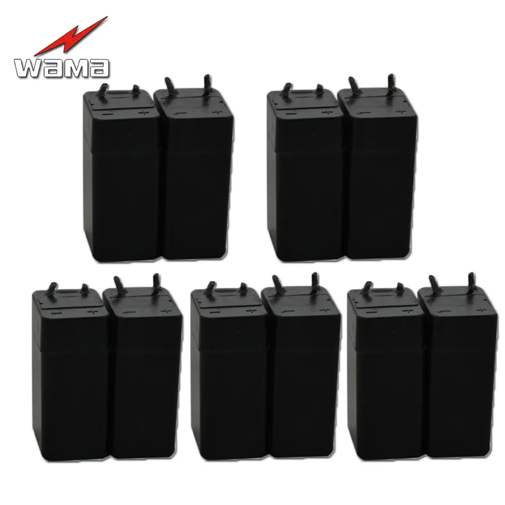 10 шт./лот Wama аккумуляторная батарея 4V 400mAh настольная лампа фонарик москитные