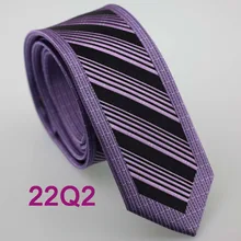 Новинка YIBEI Coachella Border Фиолетовый Галстук для шеи черные диагональные полосы gravatas тонкие галстуки узкие корбаты свадебные платья