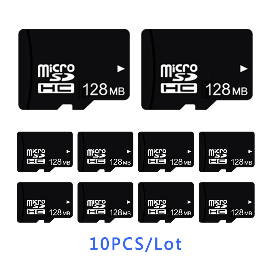 10 шт./партия TF karte 128MB 256MB 1GB 2GB 4GB 8GB Micro Sd карта cle высокоскоростной планшет Micro Sd-karte