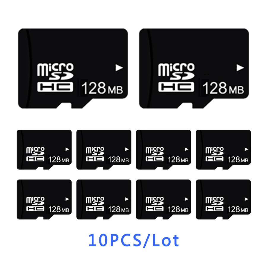10 шт./лот TF карта 128 Мб 256 1 ГБ 2 4 8 Micro Sd cle бесплатная доставка высокоскоростной