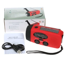 3 в 1 Продвижение Цифровой Портативный Радио AM/FM стерео плеер+ светодиодный фонарик+ "Динамо" Солнечный Мощность аварийного с рукояткой