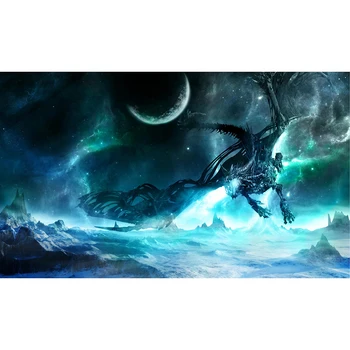 

Best Quality 2mm Thick Table Pad WOW COLD ICE DRAGON Playmat, Can also print Customized Pictures