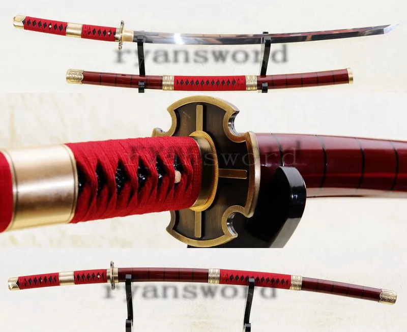 

(ONE PIECE)SANDAI KITETSU KATANA SWORD- HANDMADE RORONOA ZORORE IN THE ANIME