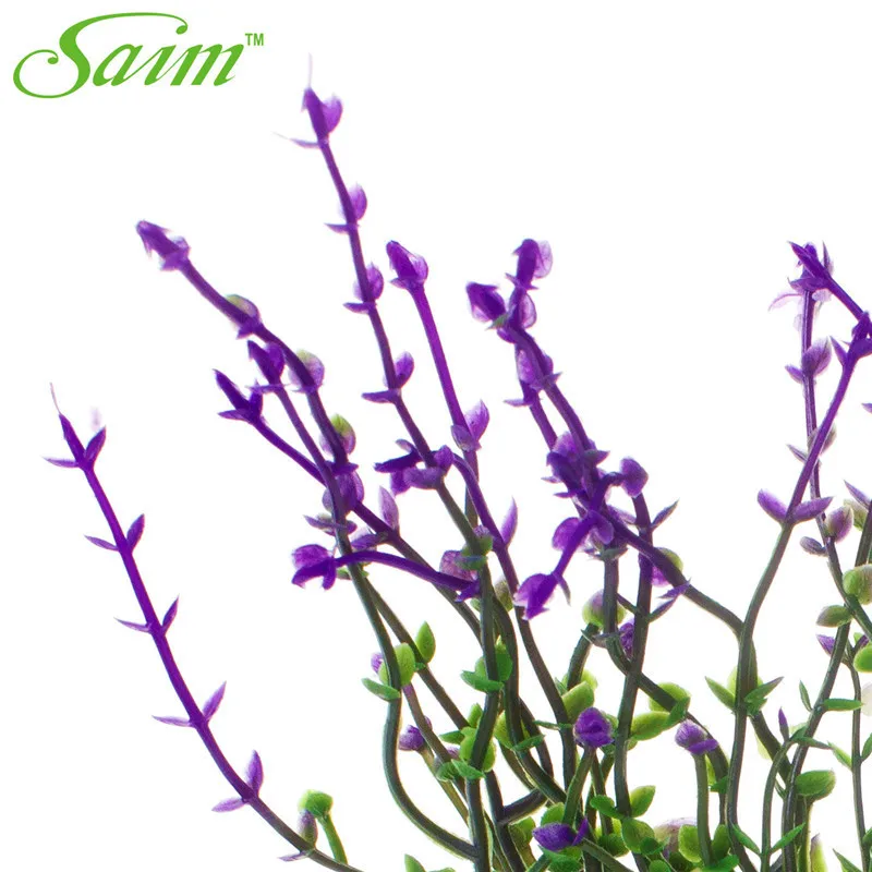 2 шт./лот красивые цветы пластиковые с эффектом выращивания аквариумные растения