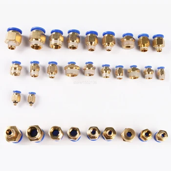 

5PCS/Lot Threaded Straight Pneumatic Joint To Connect Air Compressor Parts