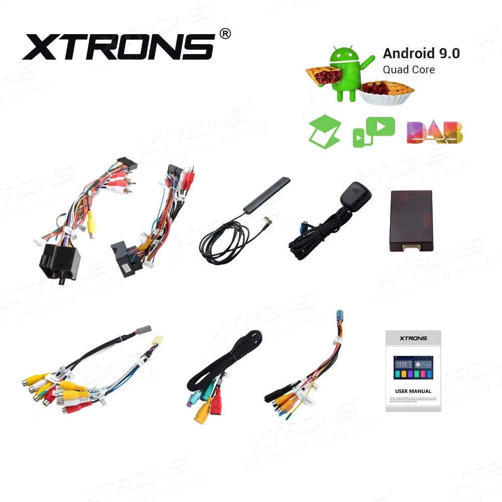 Excellent XTRONS 7" Android 9.0 Car DVD Player for Audi A3 8P 2003 2004 2005 2006 2007 2008 2009-2012 S3 / RS3 Sportback Radio GPS TPMS 5