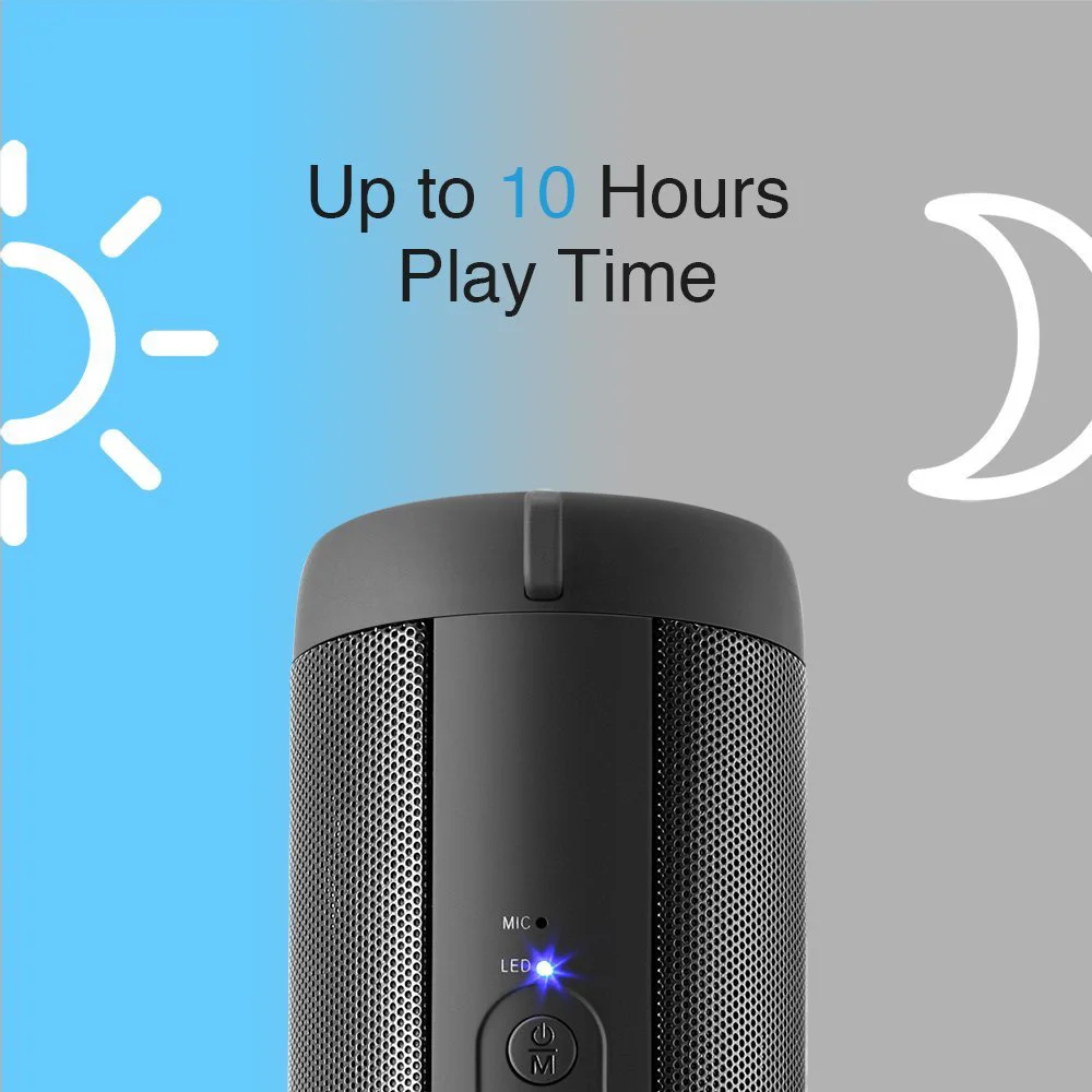 Waterproof Bluetooth Receiver Vibrating Speaker 2000mah Sport Caixa de som port til bluetooth Column for Xiaomi Portable Speaker (5)
