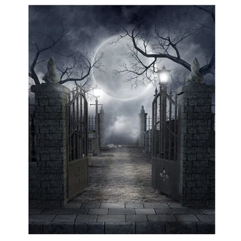 

MAHA Hot Halloween Vinyl Studio Backdrop Photography Prop Photo Background 10x10ft