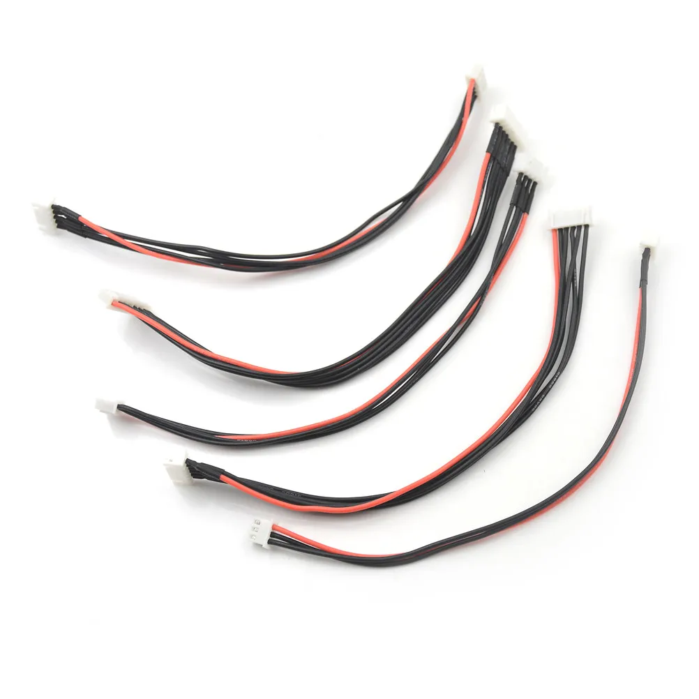 1 шт. Новый 22 AWG силиконовый провод 600 В 200 мм 2S 3S 4S 5S 6S1P баланс Кабель зарядного