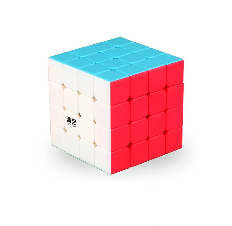 Qiyi mofangge 4x4x4 Magic Neo Cube Shinning Stickerless 4 By 4 Cube Cubo Magico подарок пазл игрушки для детей головоломка куб