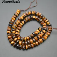 4x6 мм натуральный желтый тигровый глаз граненый камень свободные перчатки для мотоцикла