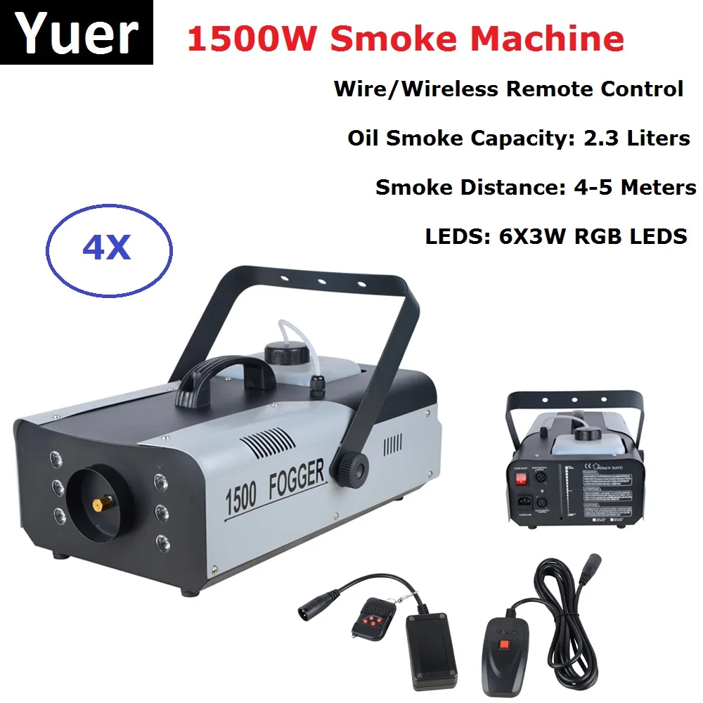 

1500 Вт машина для тумана 2.3л машина для тумана DMX 512 контроллер машина для дыма Dj Бар для вечеринок сценические огни Светодиодная сценическая машина для тумана