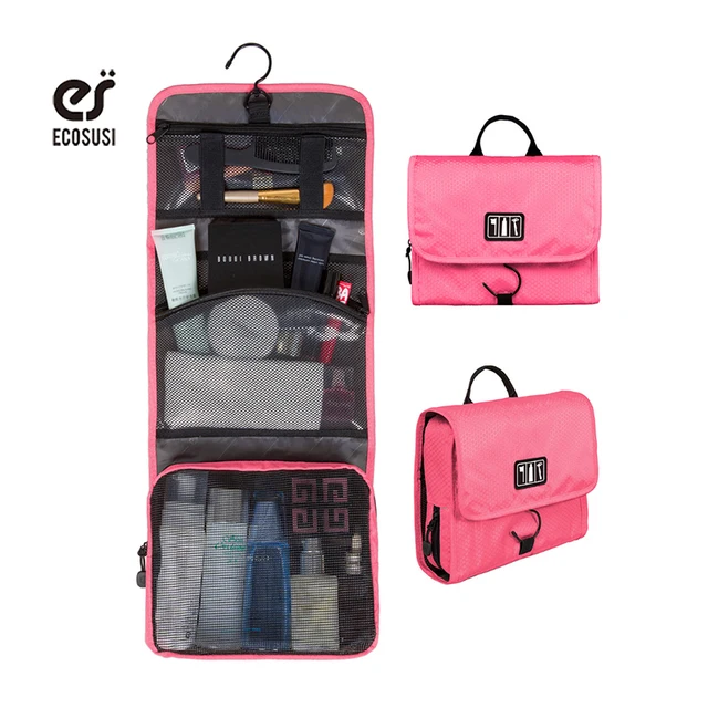 Ecosusi Hanging Toiletry Kit Travel Bag Cosmetic Bags Carry Case Ecosusi Hanging Toiletry Kit Travel Bag Cosmetic Bags Carry Case Makeup Ng Organizer With Breathable Mesh