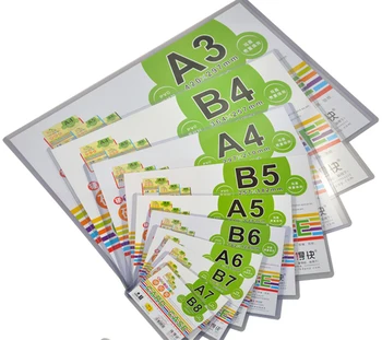 

card case A3 B4 ps sets jx-803 JX904 transparent hard card sleeve ps sets testificate set plastic cover file set 10 Sheets/bag