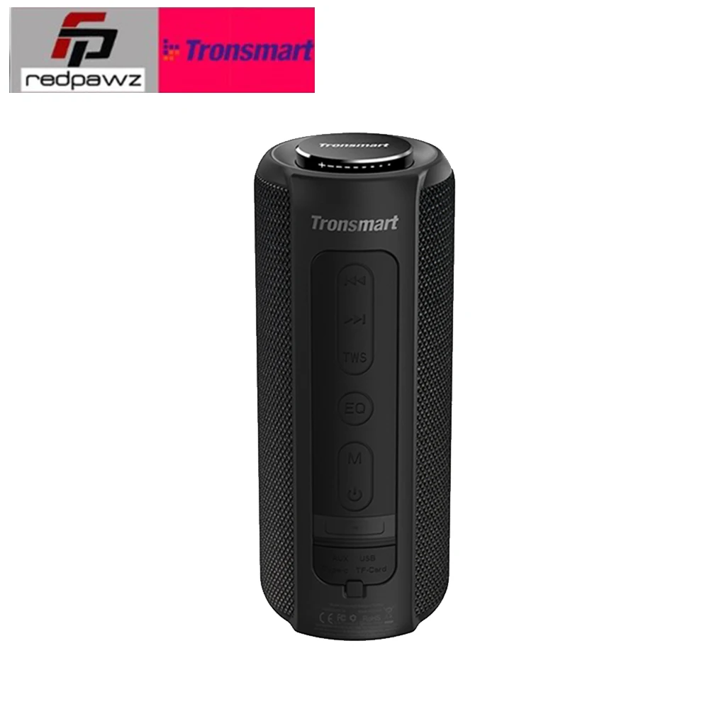 

Original Tronsmart T6 Plus Bluetooth Speaker 40W Portable Speaker Deep Bass Soundbar with IPX6 Waterproof, Power Bank Function