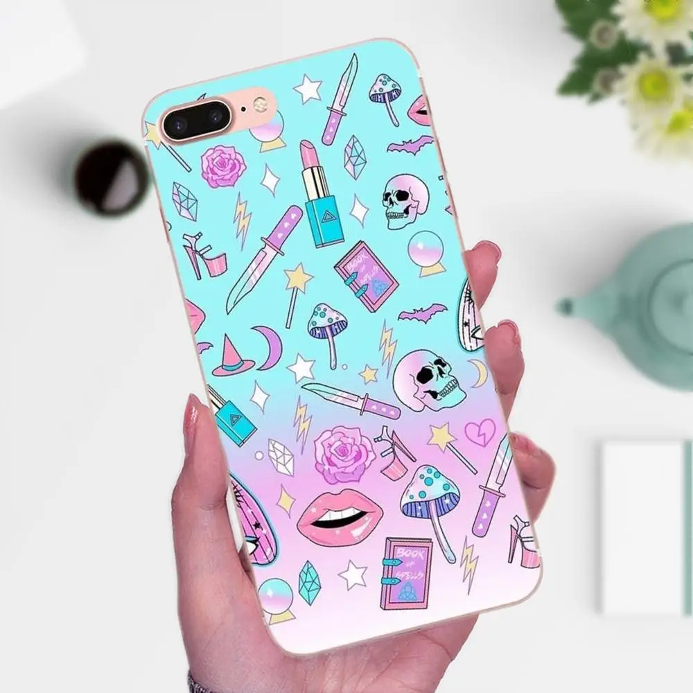 Girly Pastel Witch Goth мягкий модный чехол для Xiaomi Redmi Note 2 3 3S 4 4A 4X 5 5A 6 6A Pro Plus|Бамперы| |