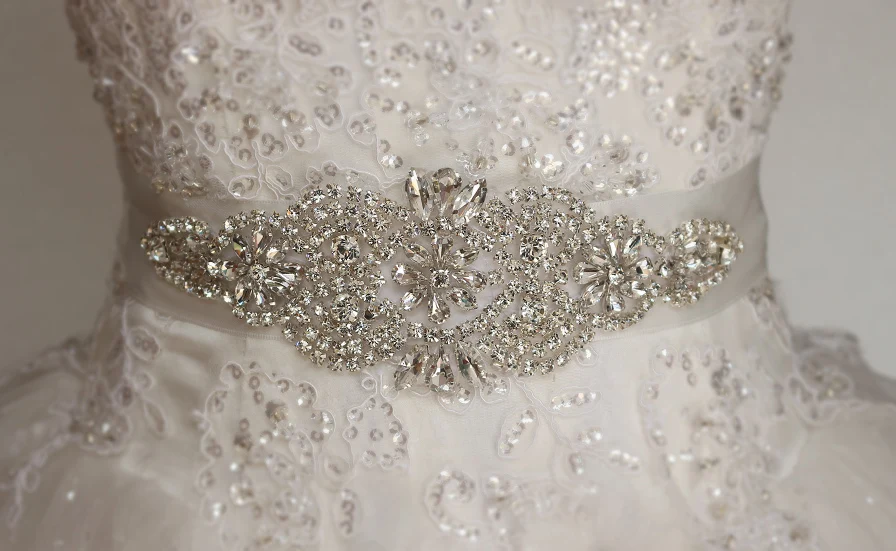 Свадебное платье с ремнем, свадебное платье створки, роскошный бриллиантовый пояс, пояс, свадебный пояс, пояс невесты