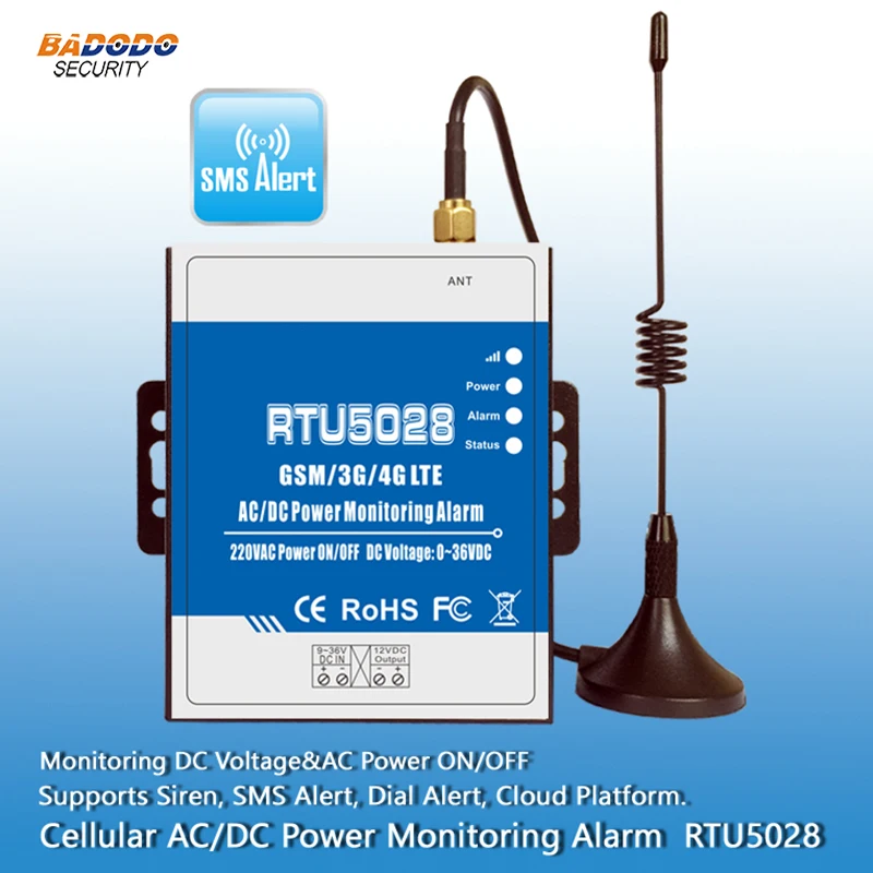Беспроводной GSM 3G 4G LTE AC/DC контроль мощности сигнализация RTU5028 сбой питания с SMS