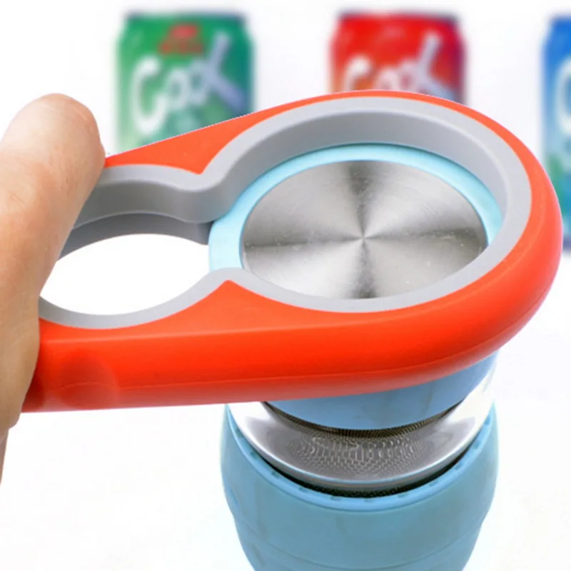 

Hoomall Multifunction 4 in 1 Can Opener Screw Cap Jar Bottle Wrench Manual Twist Cap Lid Jam Bottle Launcher Kitchen Tools