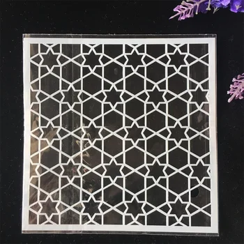 

1Pcs 13cm Geometry Star DIY Craft Layering Stencils Wall Painting Scrapbooking Stamping Embossing Album Card Template
