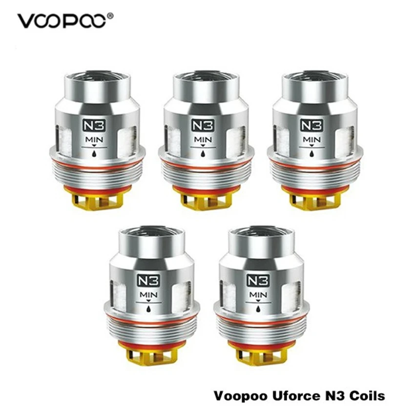 5 шт./упак. оригинальный VOOPOO Uforce N3 сменная катушка для Voopoo бак перетащите 2