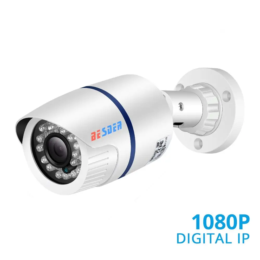 

BESDER 2.8mm Wide IP Camera 1080P 960P 720P ONVIF P2P Motion Detection RTSP Email Alert XMEye 48V POE Surveillance CCTV Outdoor