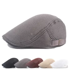 Регулируемая берет вентиляции пот шапки для Для мужчин Для женщин открытые летние сетчатые вентиляции шляпа от солнца защиты берет