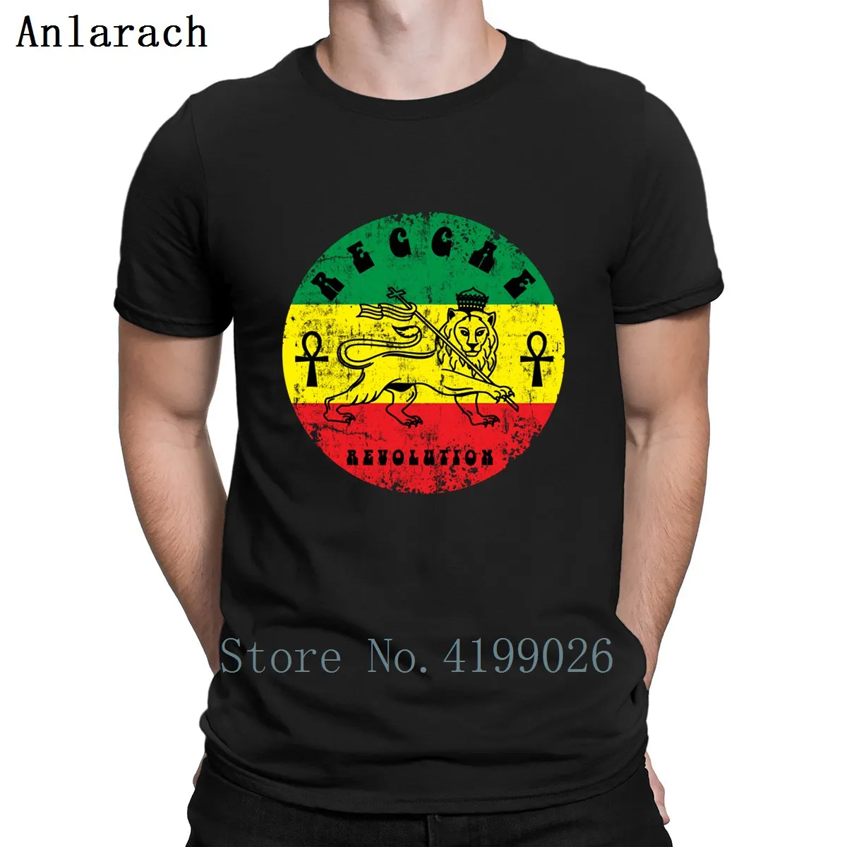 

Lion Reggae T Shirt Sunlight High Quality Normal Best Custom Tshirt O-Neck Clever Hip Hop Tee Shirt Custom Urban