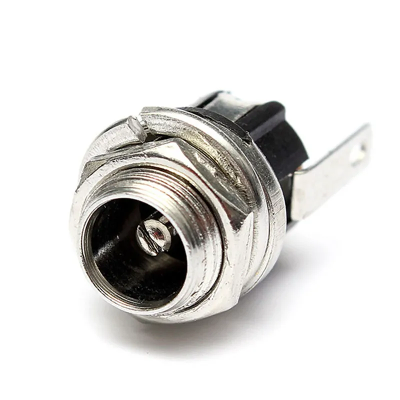 

Best Sales 1pc 5.5mm X 2.1mm DC Power Supply Metal Jack Socket With Nut And Washer DC Jack Socket Head With Screw-socket