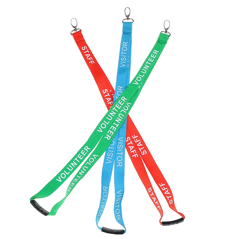 1 قطع الهاتف المحمول الأشرطة شارة رياضة الموظفين اسهم Keycord Nekband الحبل الموظفين المتطوعين تصميم الرقبة حزام للمفاتيح ID بطاقة