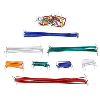 

VONETS 140Pcs Jumpers Kit Cable Protoboard Solderless Breadboard Board Jumper Cable Wire Module Wires Kit with Storage Box