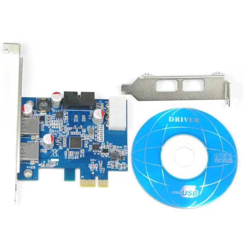 PCI-E к USB3.0 конвертер карты PCI Exrepss к USB 3,0 концентратор с 19P 20pin разъем+ низкопрофильный кронштейн