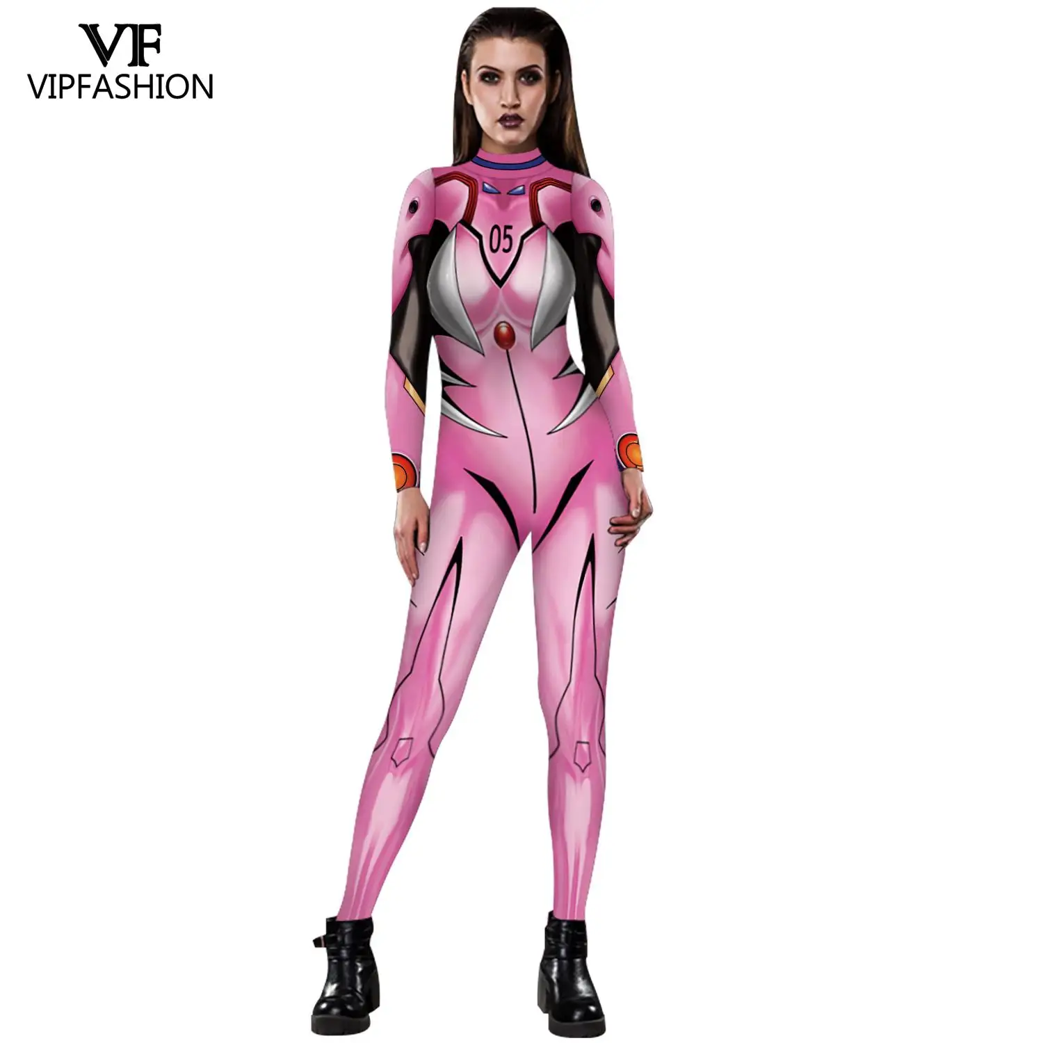 Skup Moda vip Evangelion Asuka Langley Soryu kombinezony Anime komiks przebranie na karnawał Top wojownik kostium Zentai garnitur body
