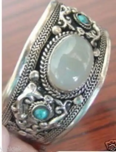 

Wholesale price 16new ^^^^Tibet silver turquoise Cuff Bracelet