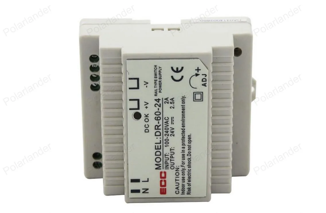 Для AC/DC 24 V 2.5A двойной выход импульсный источник питания рельс Регулируемый трансформатор напряжения драйвера для светодиодной ленты светового дисплея