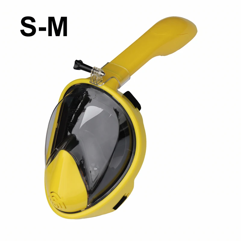 Маска для дайвинга на все лицо, противотуманная маска для подводного плавания, маска для подводной охоты, маска для детей/взрослых, тренировочная маска для плавания - Цвет: Waterdrop 04 S M