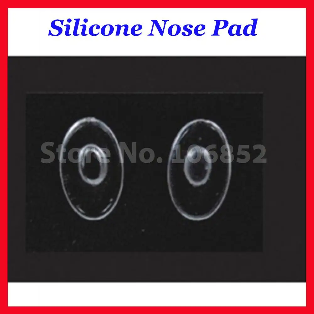 

Retail 20pieces=10pairs H type Glasses Silicone nose pads size 12mm push in type eyeglass accessories