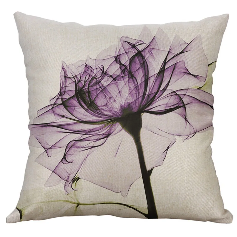 

Pillow Case Cover Square 40cm*40cm Linen Pillow Cases Bedding Simple Linen Creative Lovely Car Pillow Cover L528