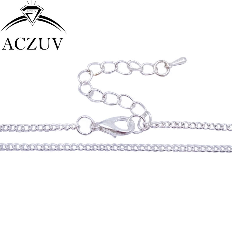 Encryption Metal Chain Necklaces Bracelet with Extender (3)