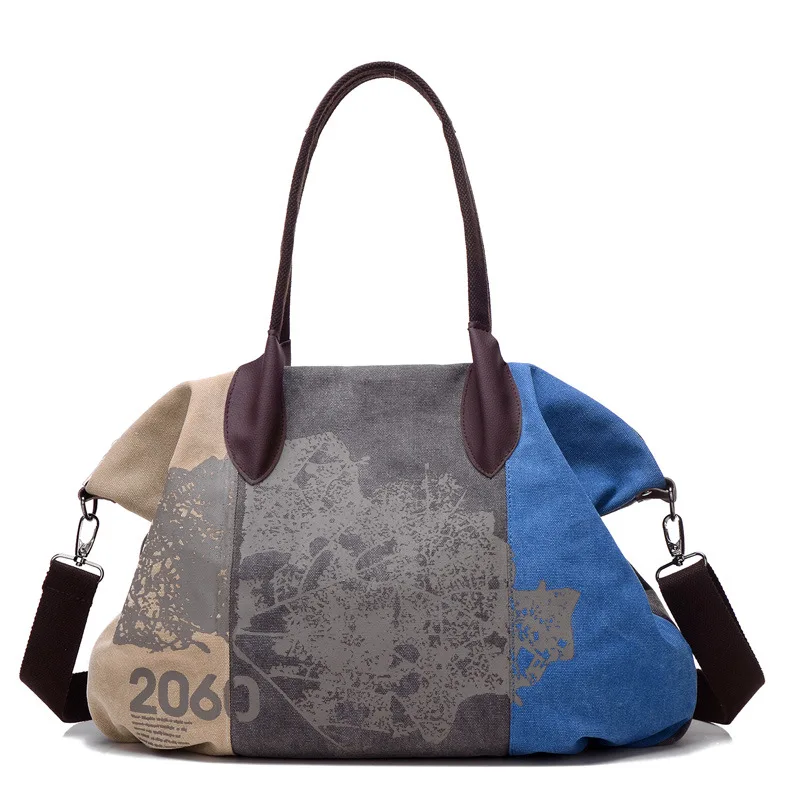 

Fashion Print Canvas Women Bags Ladies Shoulder Crossbody Bags Vintage Women Messenger Bag Lady Casual Tote Bag