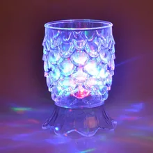 Красочные светящиеся чашки для ночного клуба светящиеся ананасы вина чашки индукции воды бар Посуда Для Вечеринки аксессуары пивные стаи