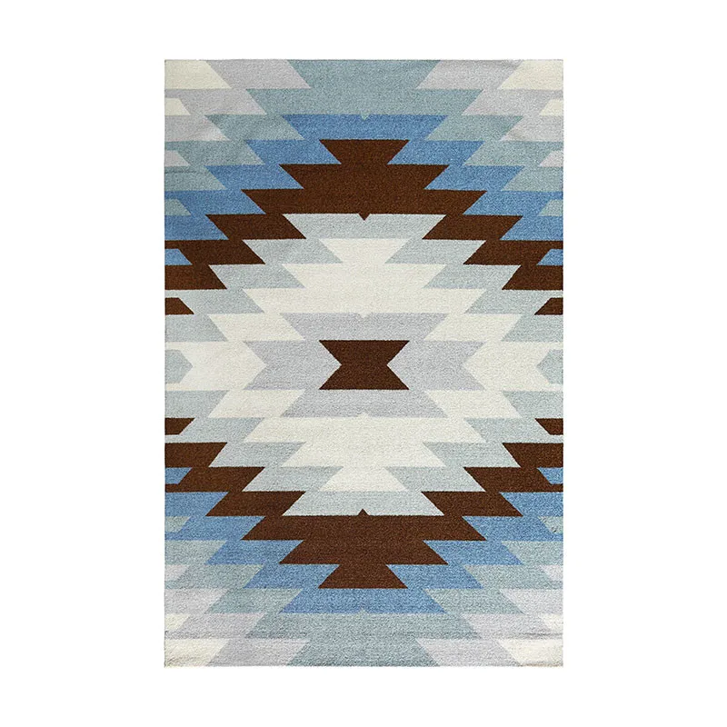 WINLIFE скандинавские коврики с геометрическими узорами из микрофибры большого размера для гостиной спальни ковер и ковер прямоугольной формы нескользящий напольный коврик