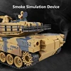 German Tiger 2A6 Battle Simulation Army Military RC Tank 1:18 2.4G Remote Control Tank With Smoke&Sound&BB Bullet&Light Function 3