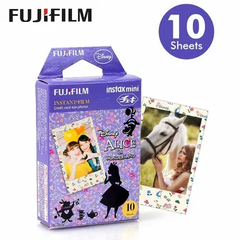 

Genuine Fuji Fujifilm Instax Mini Film Alice Photo Paper 10pcs For 9 8 7s 50s 50i 90 25 dw Share SP-1 SP-2 Instant Camera