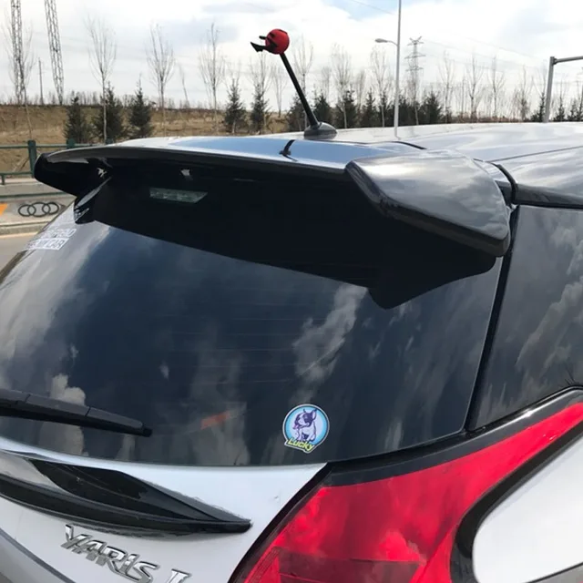 Pour Toyota Yaris L 2014 2017 Aileron Arrière Coffre Ailes Spoilers