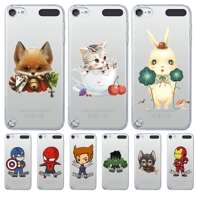 Чехол для телефона Marvel Hero с рисунком из мультфильма Apple ipod touch 5 5th Роскошный милый