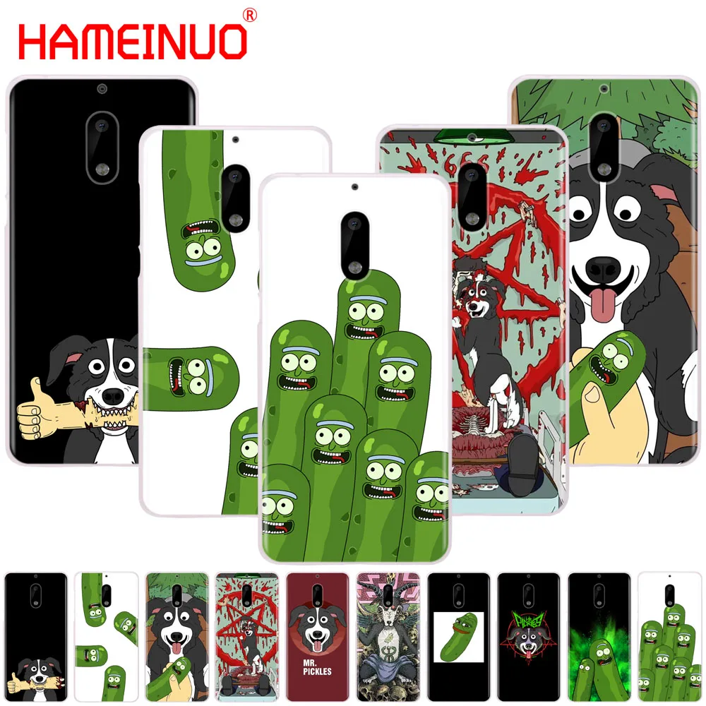 

HAMEINUO mr pickles cucumber rick meme cover phone case for Nokia 9 8 7 6 5 3 Lumia 630 640 640XL 2018