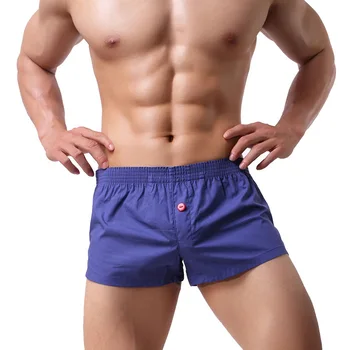 

Four Corner Underwear Men Cotton Solid Soft Bodysuit New 2018 Boxer Shorts Breathable Mens Mid Waist Underwear Underpants